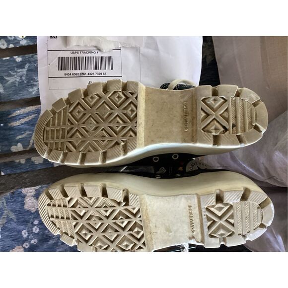 Converse Chuck Taylor All Star Lugged High It’s OK To Wander SZ 10 Black - Picture 11 of 11